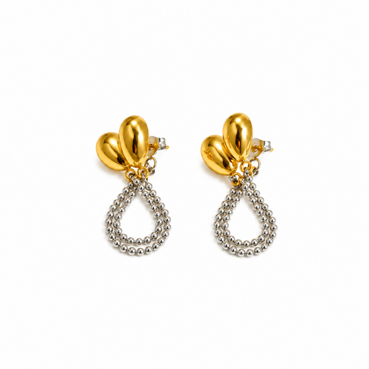 Aretes Capri de Acero Inoxidable 316L