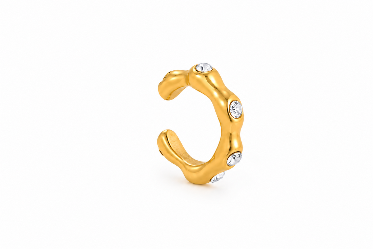 Earcuff Carmilla de Acero Inoxidable 316L