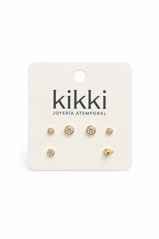 Set de Piercings de Acero Inoxidable 316L
