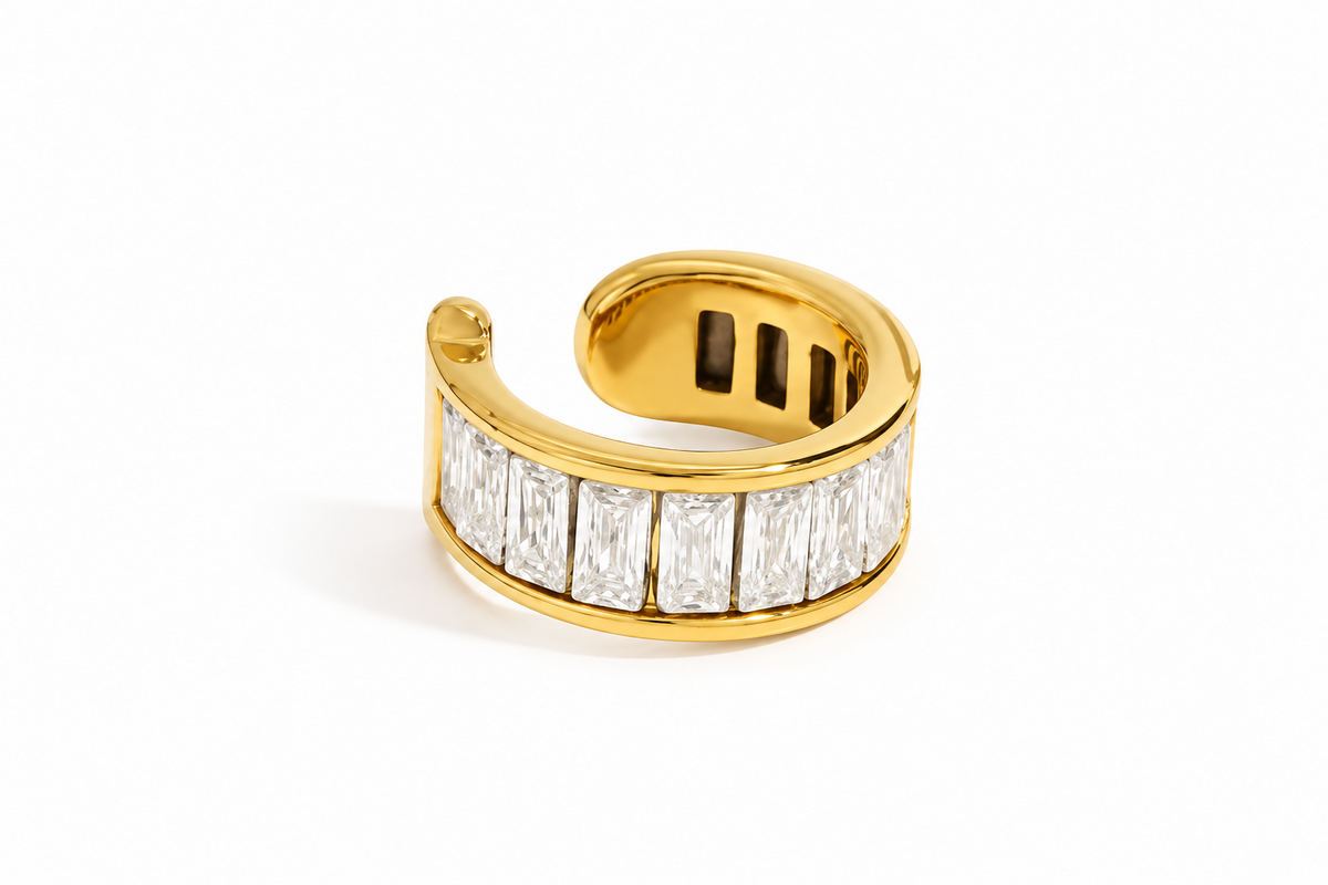 Earcuff Puritana de Acero Inoxidable 316L
