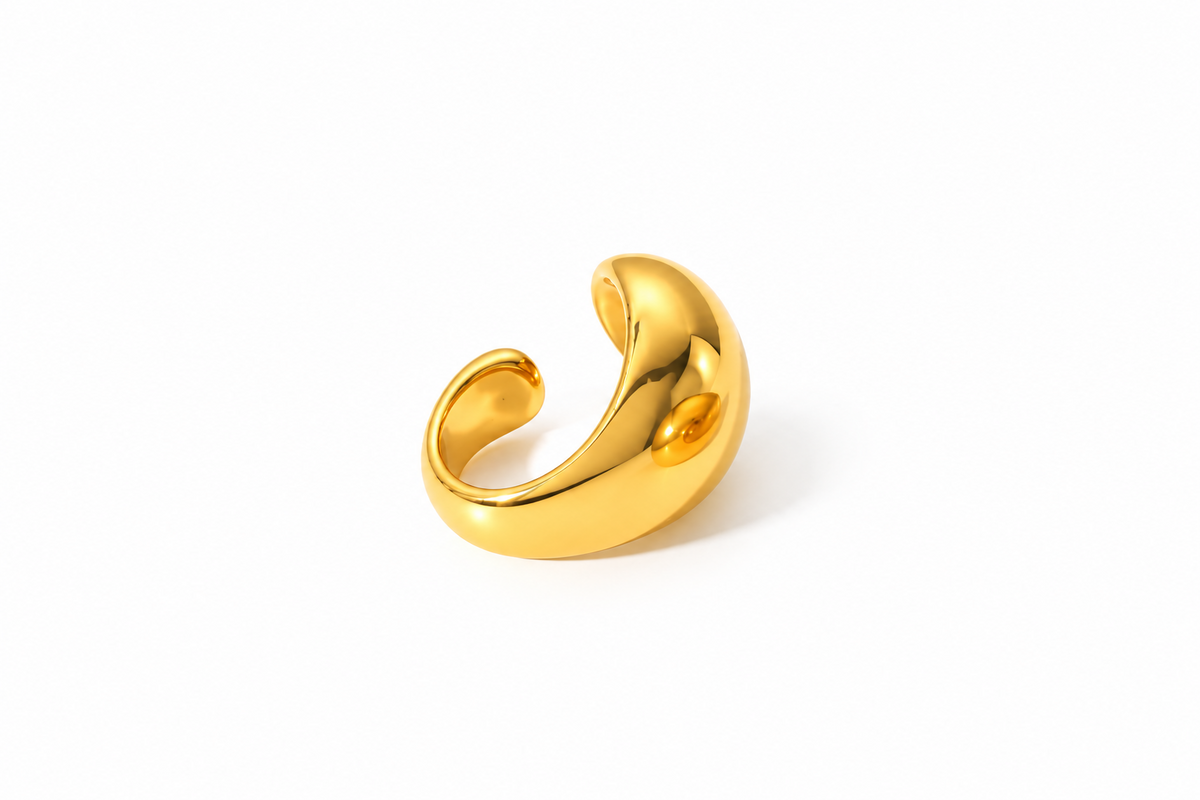 Earcuff Celine de Acero Inoxidable 316L