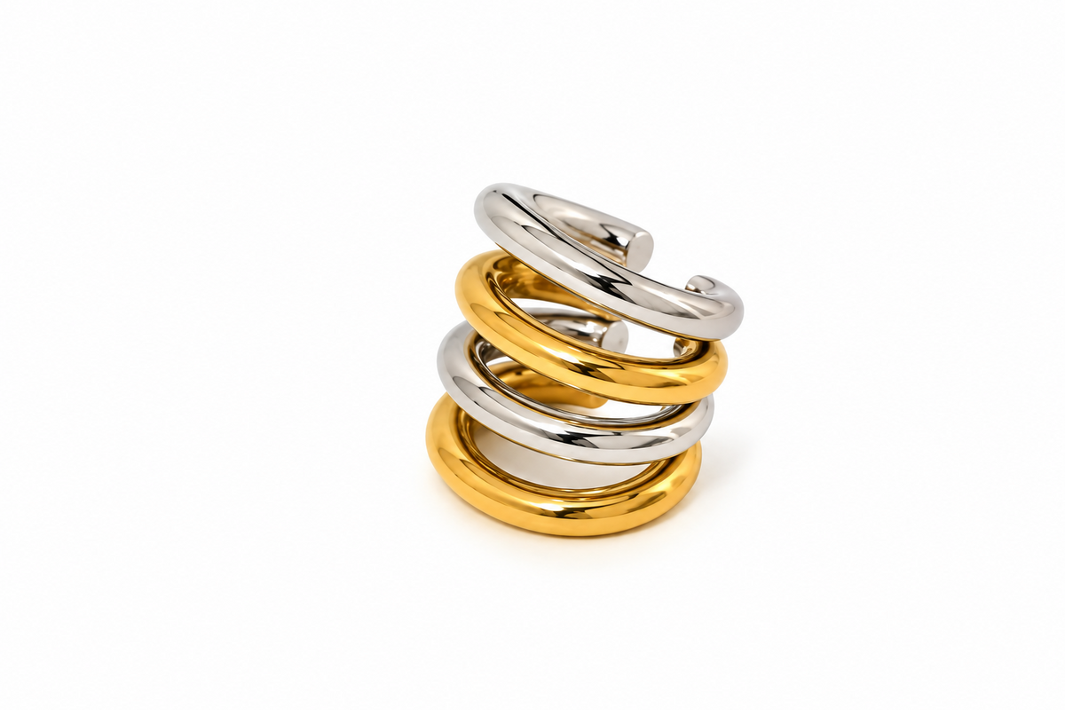 Earcuff Ravello de Acero Inoxidable 316L