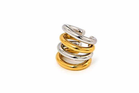 Earcuff Ravella de Acero Inoxidable 316L