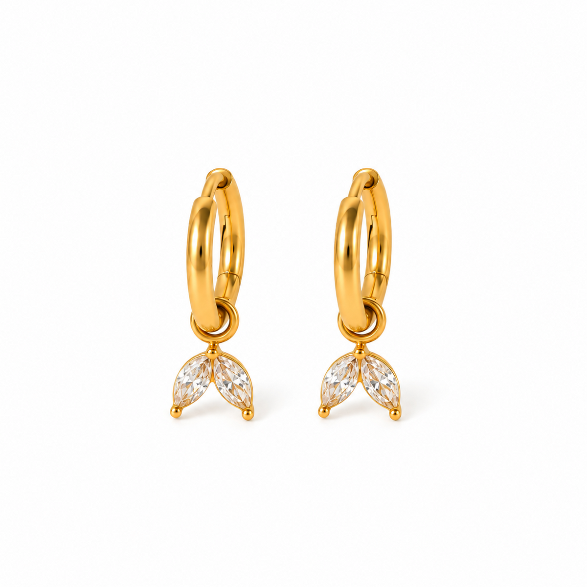 Aretes Bellini de Acero Inoxidable 316L