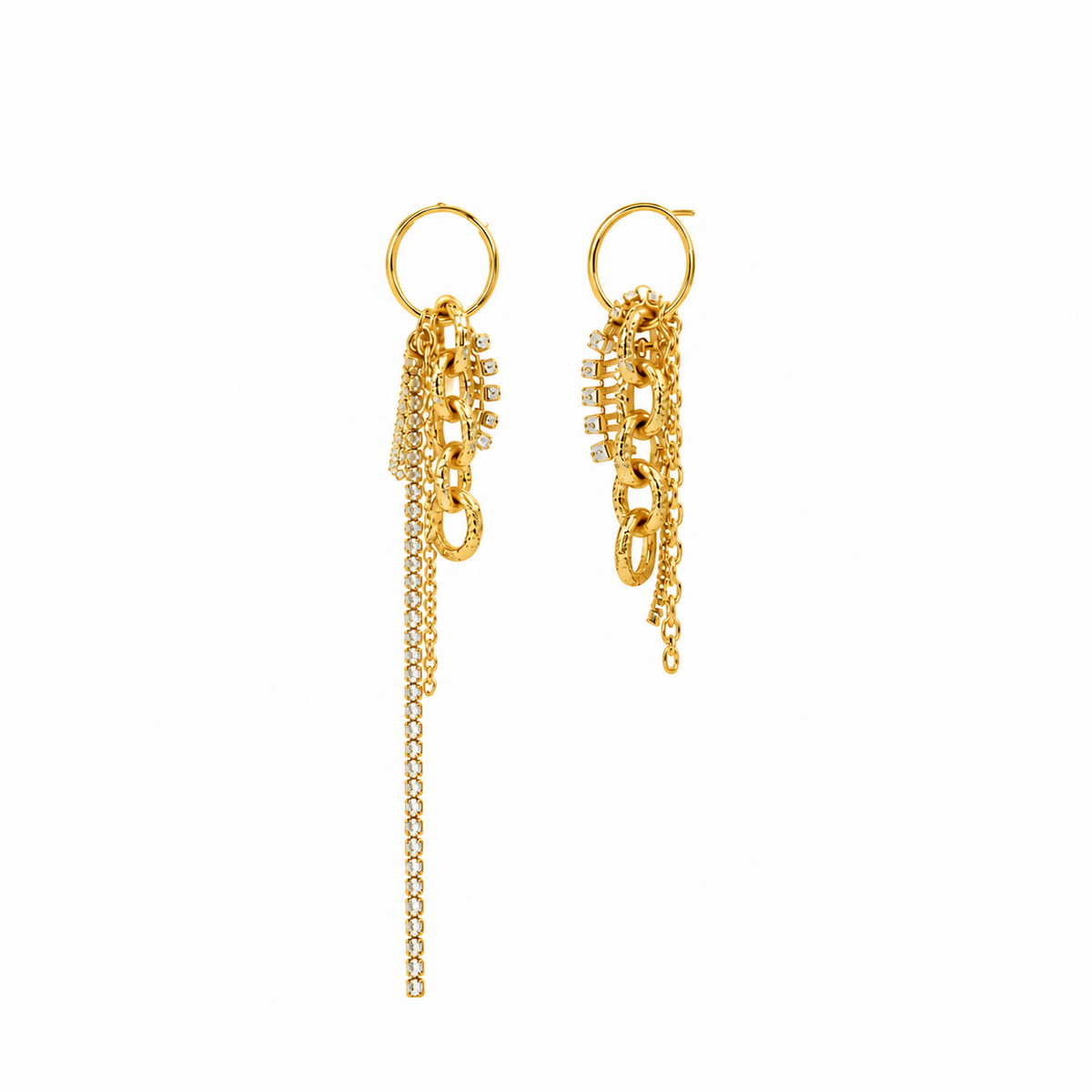Aretes Sussy Plateado de Acero Inoxidable 316L