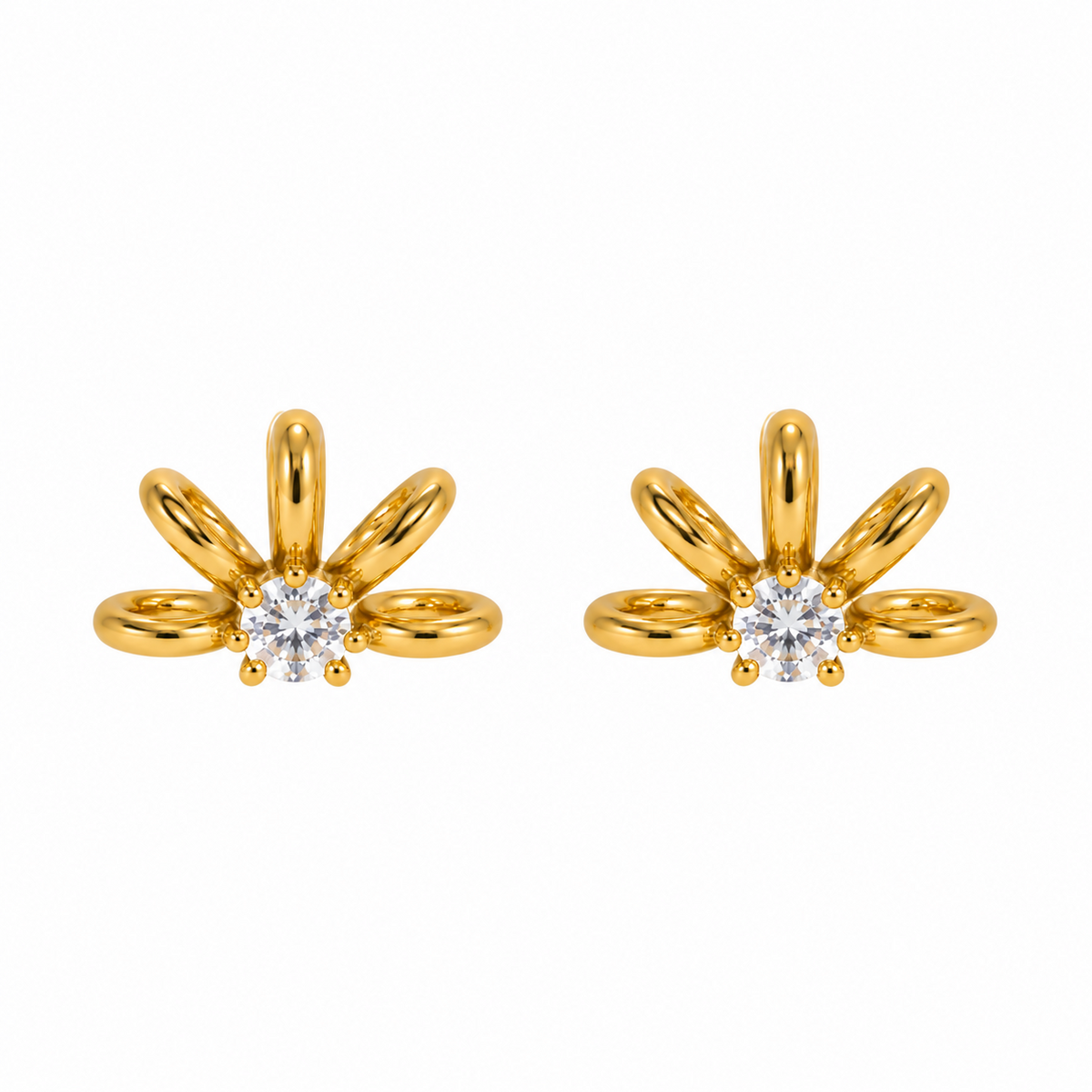 Aretes María de Acero Inoxidable 316L