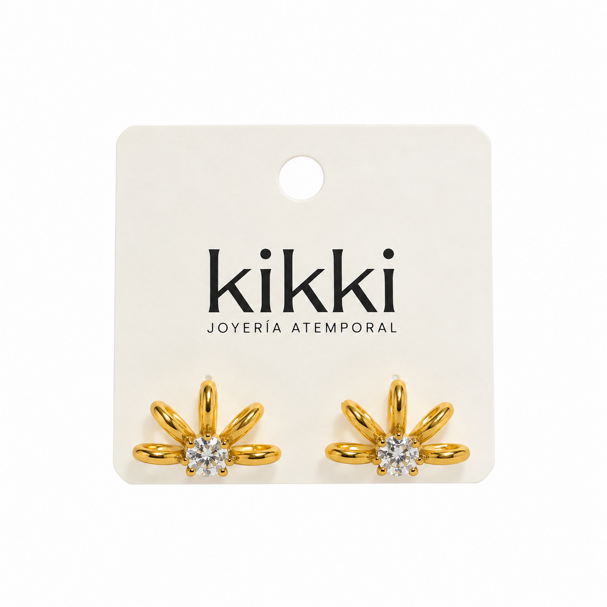 Aretes María de Acero Inoxidable 316L
