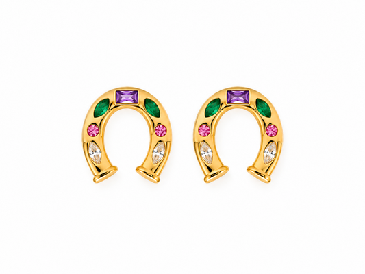 Aretes Horse de Acero Inoxidable 316L