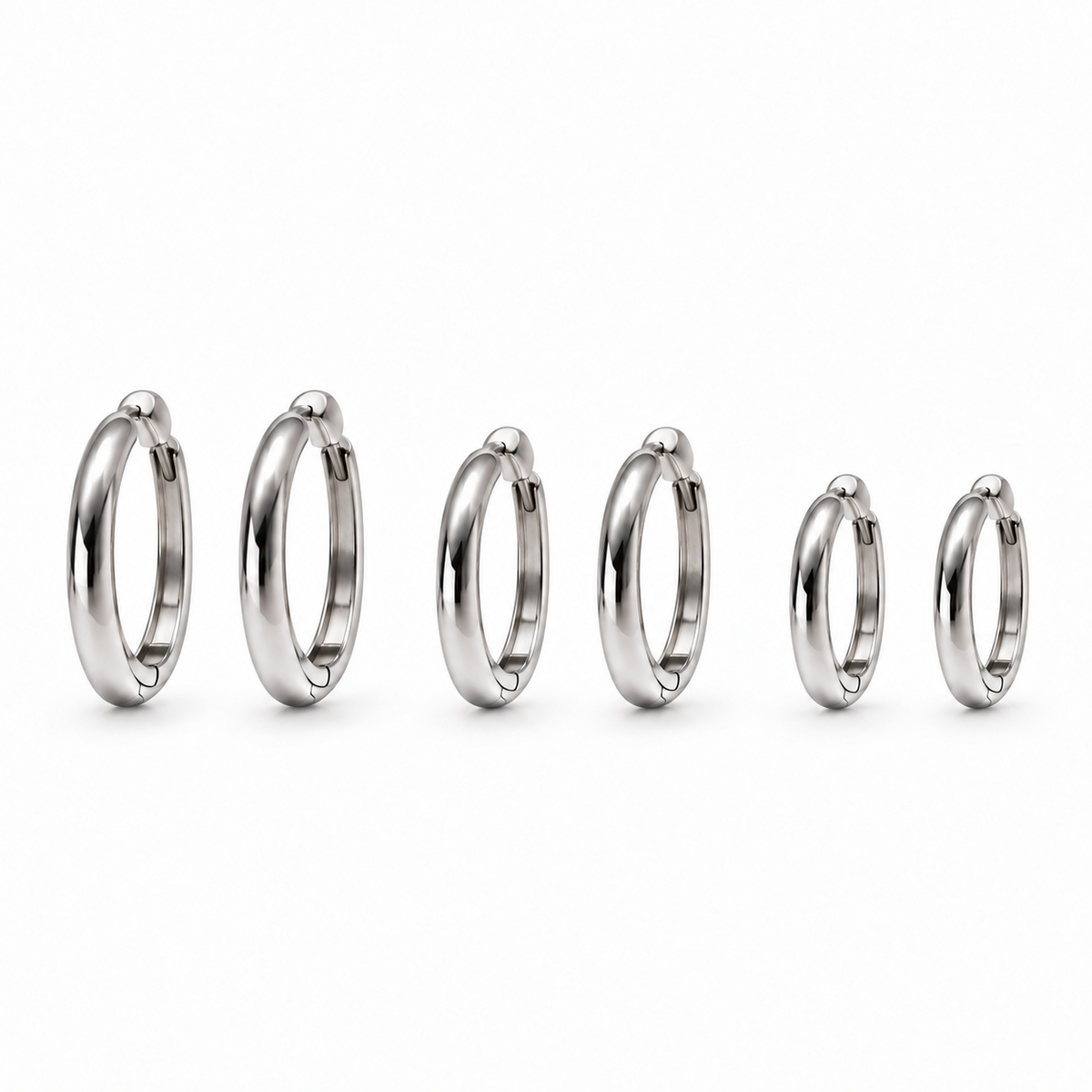 Set de argollas Elita de Acero Inoxidable 316L