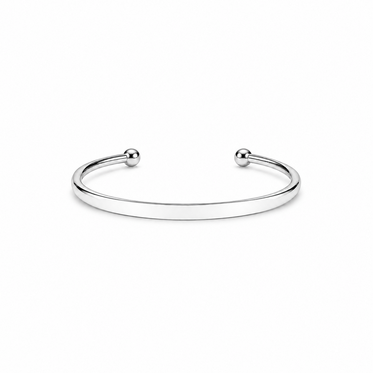 Brazalete Anastasia Plateado en Acero 316L