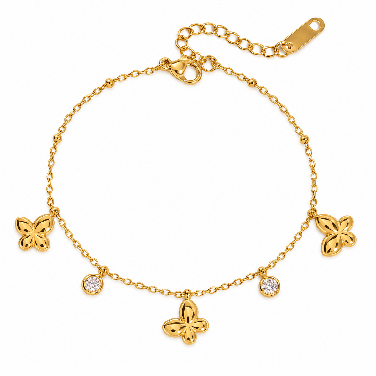 Pulsera Mariposaria de Acero Inoxidable 316L
