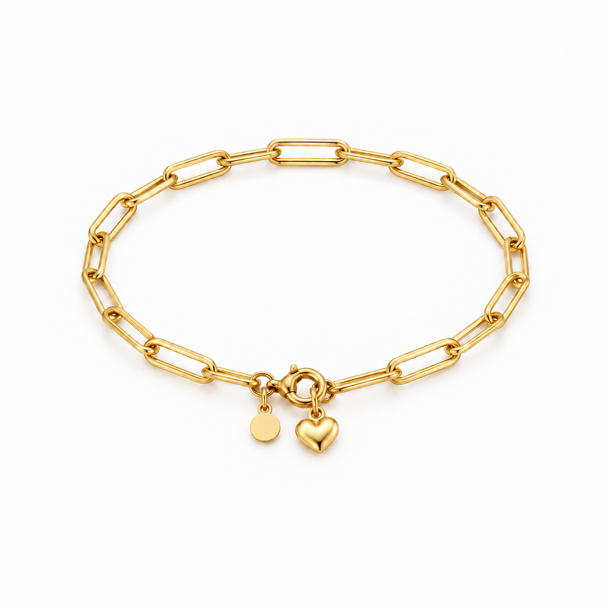 Pulsera Corazonada de Acero Inoxidable 316L