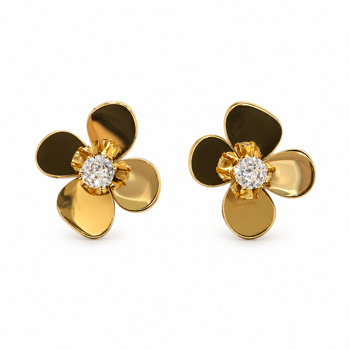 Aretes Florencia de Acero Inoxidable 316L
