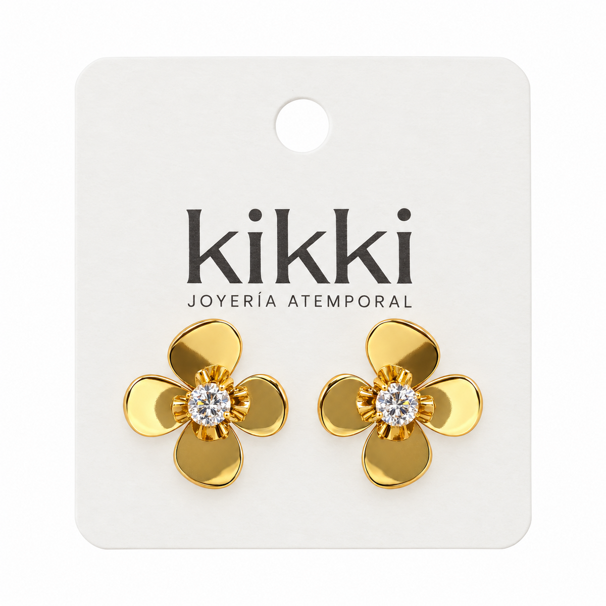Aretes Florencia de Acero Inoxidable 316L