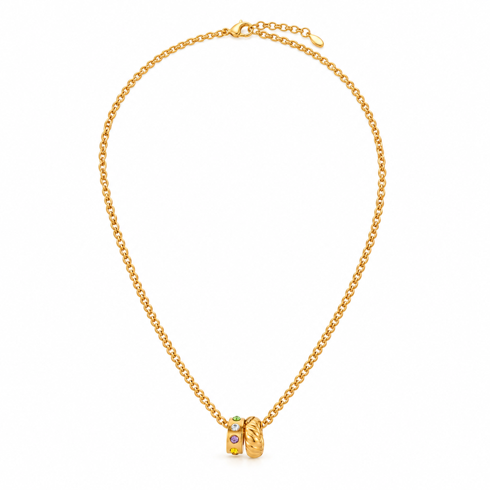 Collar Arenina de Acero Inoxidable 316L