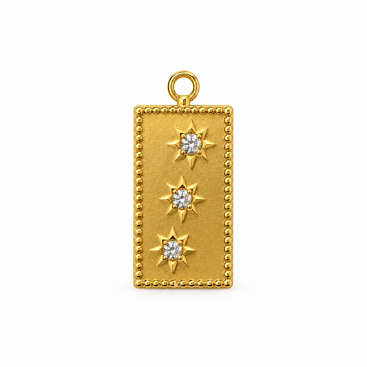 Charm Sol de Acero Inoxidable 316L
