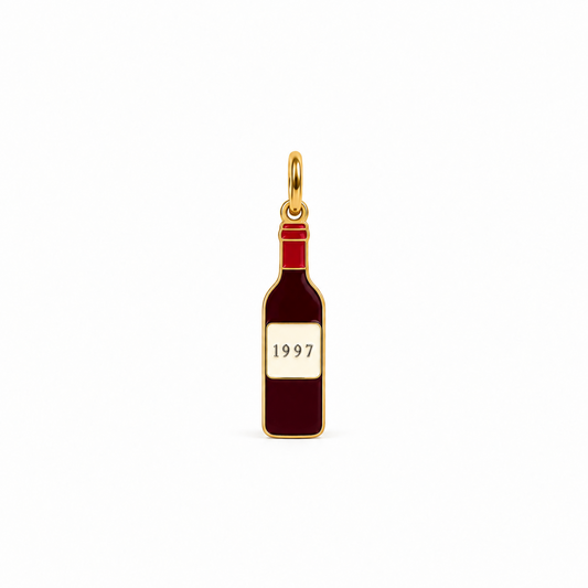 Charm Vino de Acero Inoxidable 316L