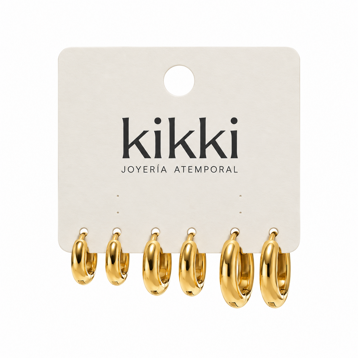 Set de Argollas Vital de Acero Inoxidable 316L