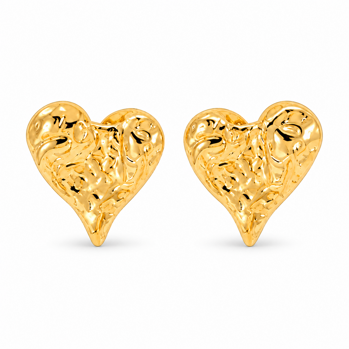 Aretes de Corazón de Acero Inoxidable 316L