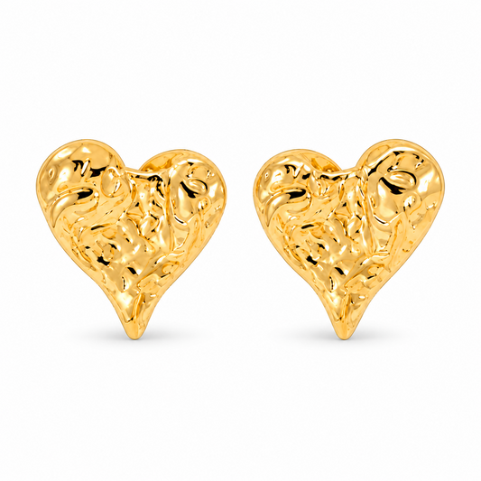 Aretes de Corazón de Acero Inoxidable 316L