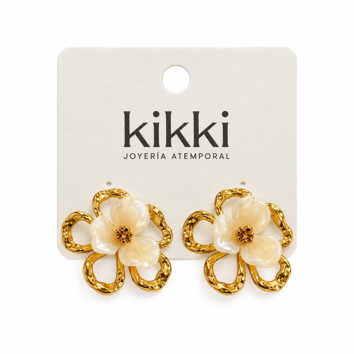 Aretes Silvestre de Acero Inoxidable 316L