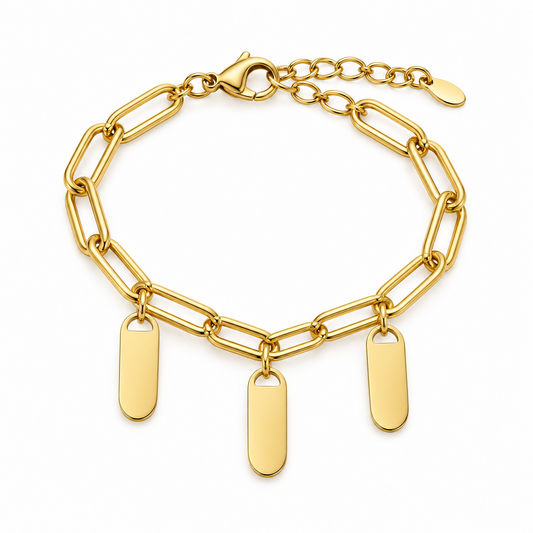 Brazalete personalizado Macarena de Acero Inoxidable 316L