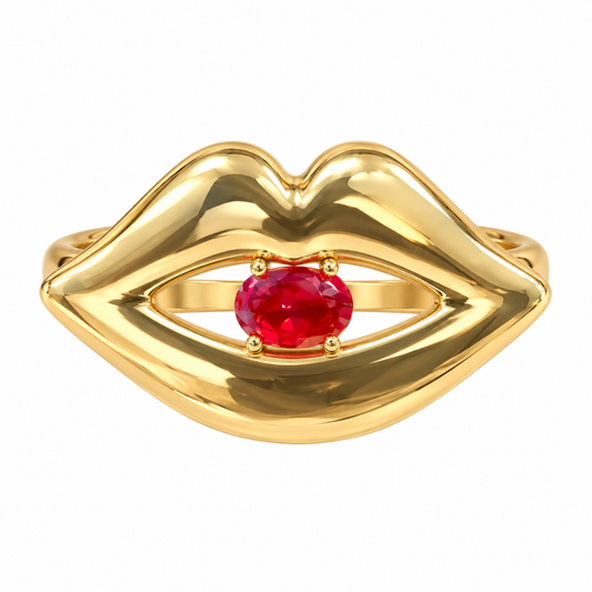 Anillo Kiss de Acero Inoxidable 316L