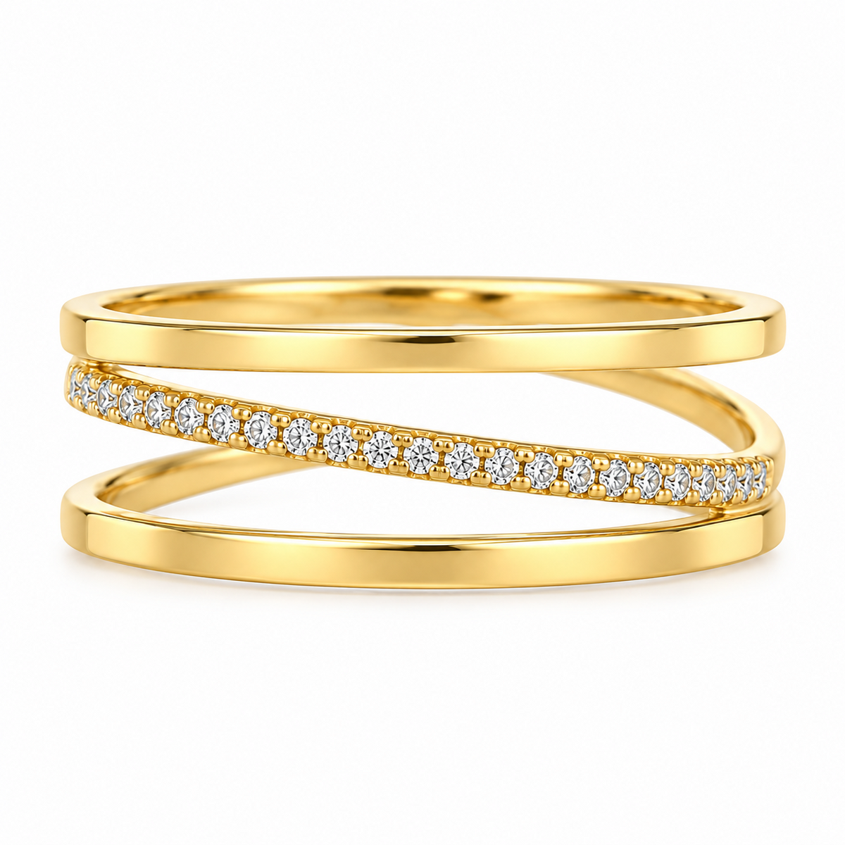 Anillo Caroline de Acero Inoxidable 316L