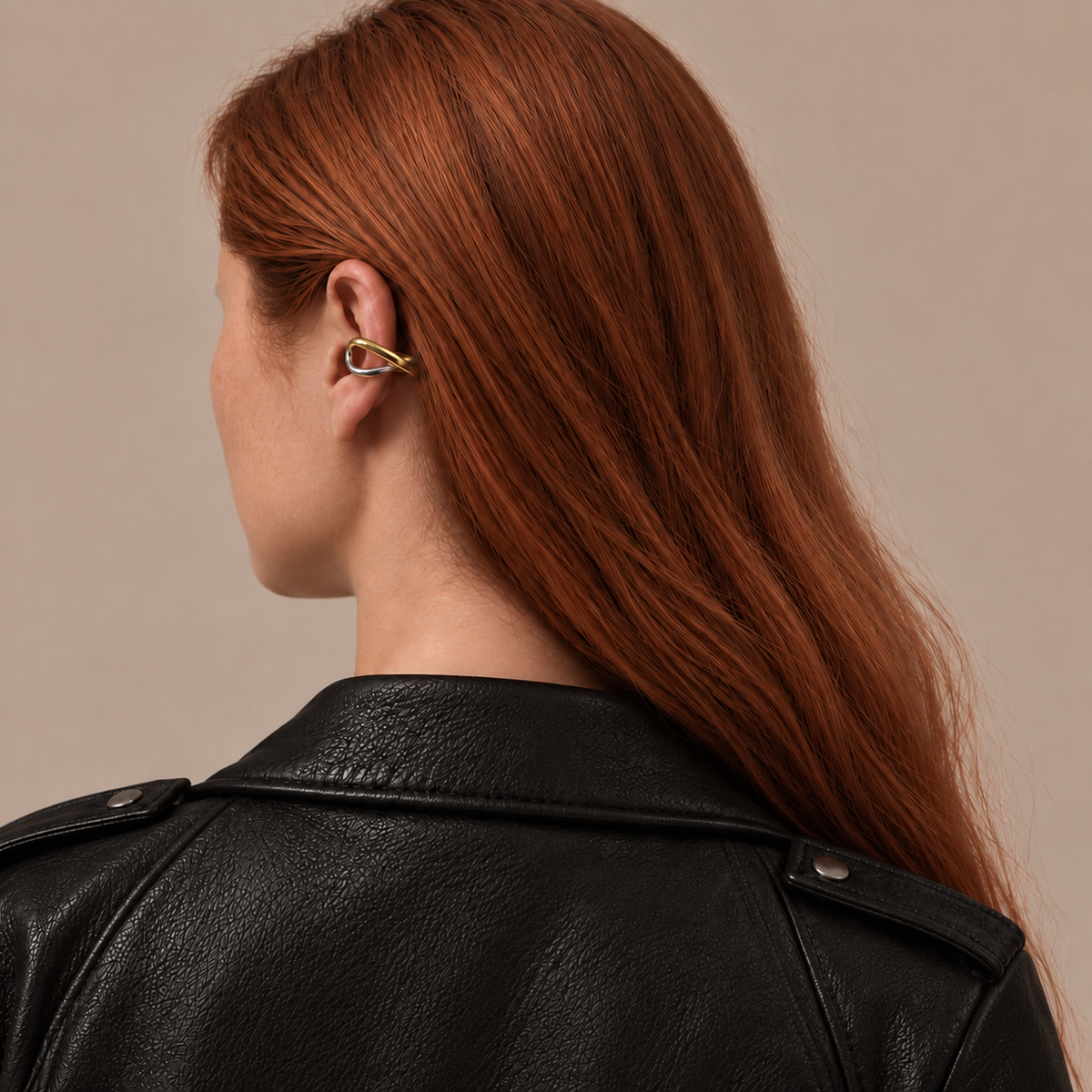 Earcuff combinado de Acero Inoxidable 316L