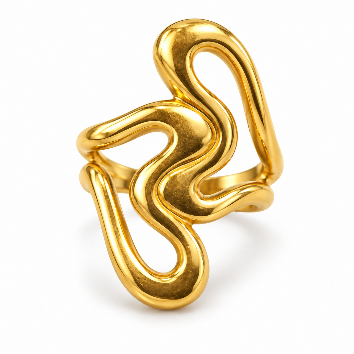 Anillo Tatiana de Acero Inoxidable 316L