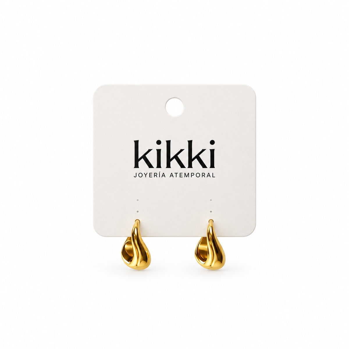 Aretes Dahlia de Acero Inoxidable 316L
