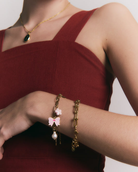 Brazalete Ave María de Acero de Titanio – Espiritual, Hipoalergénico y Resistente al Agua