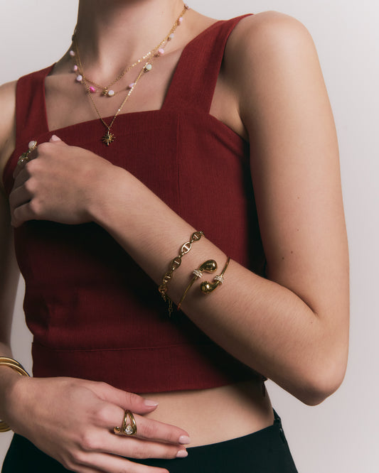 Brazalete Bilbao de Acero de Titanio – Hipoalergénico, Resistente y Atemporal
