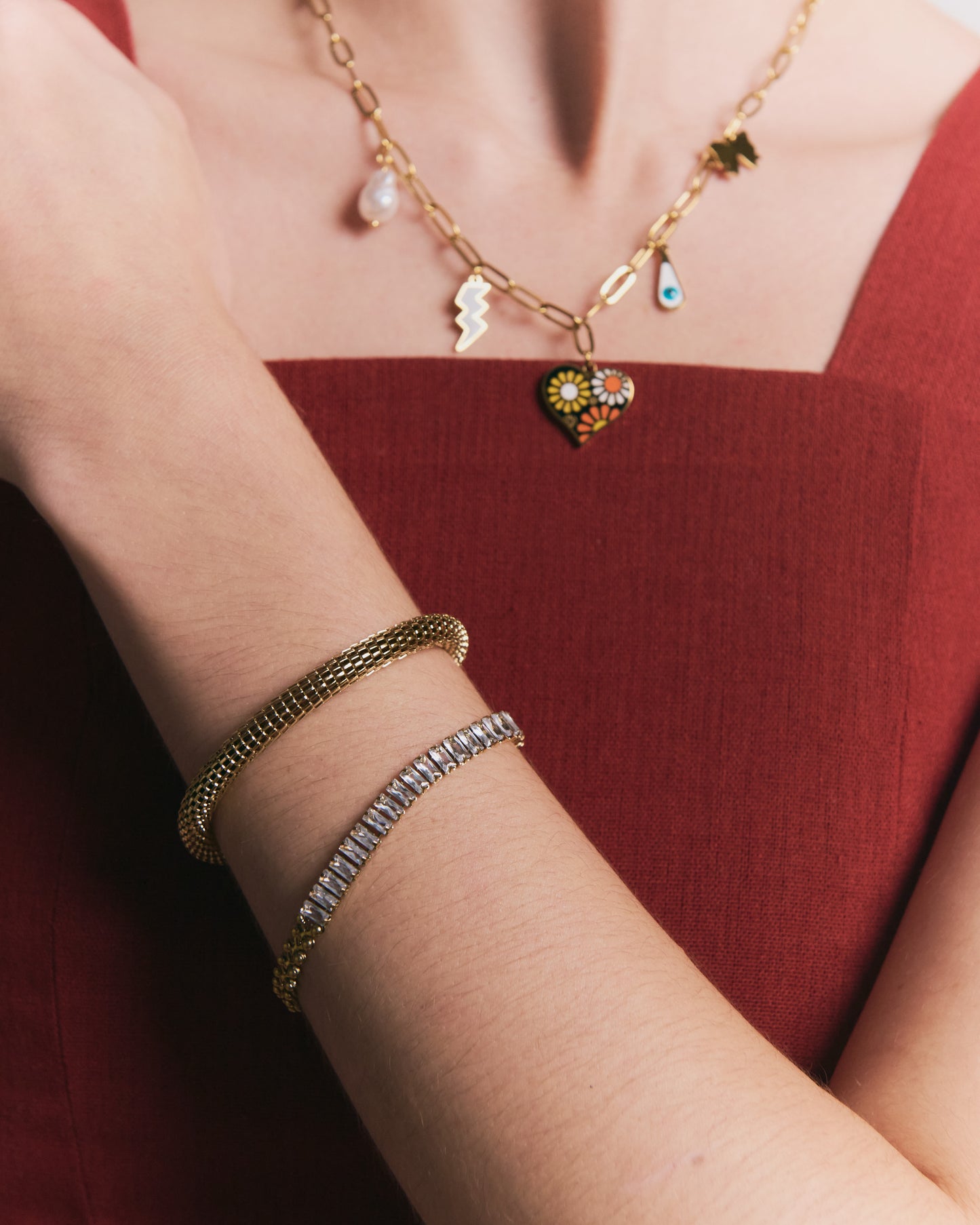 Brazalete Braid de Acero de Titanio – Trenzado, Hipoalergénico y Resistente al Agua