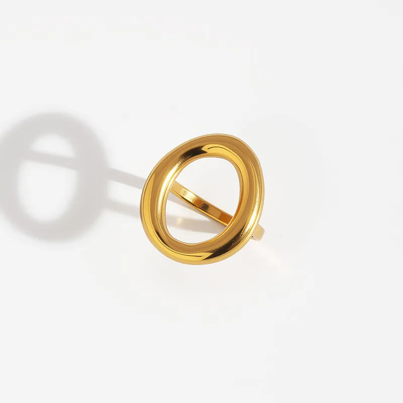 Anillo Circular Dorado