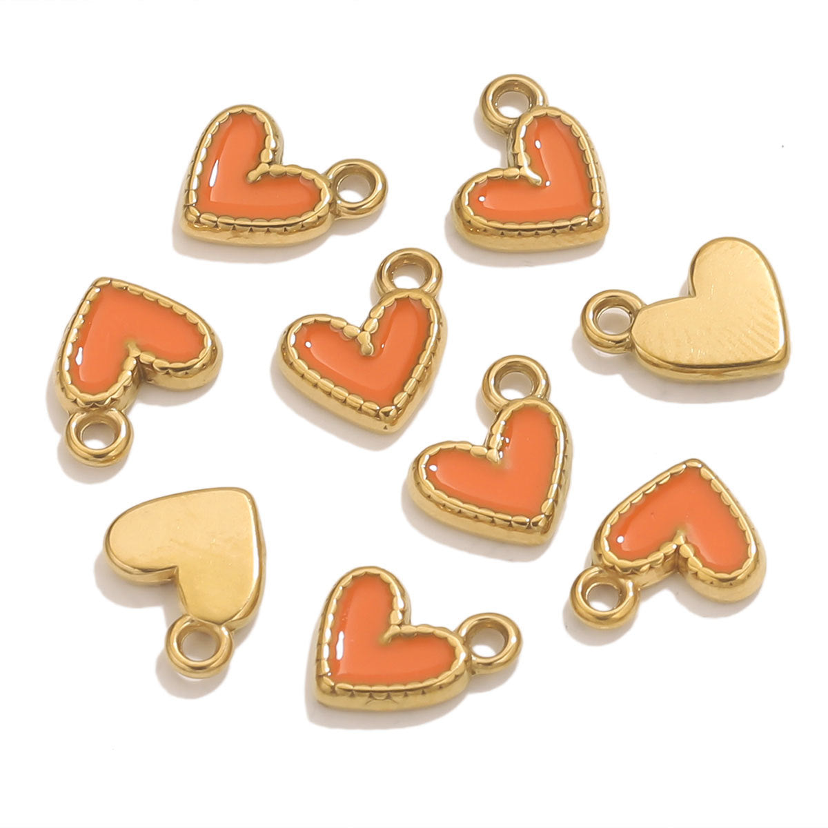 Charm de Corazones Pequeños de Colores – Ideal para Collares Personalizados